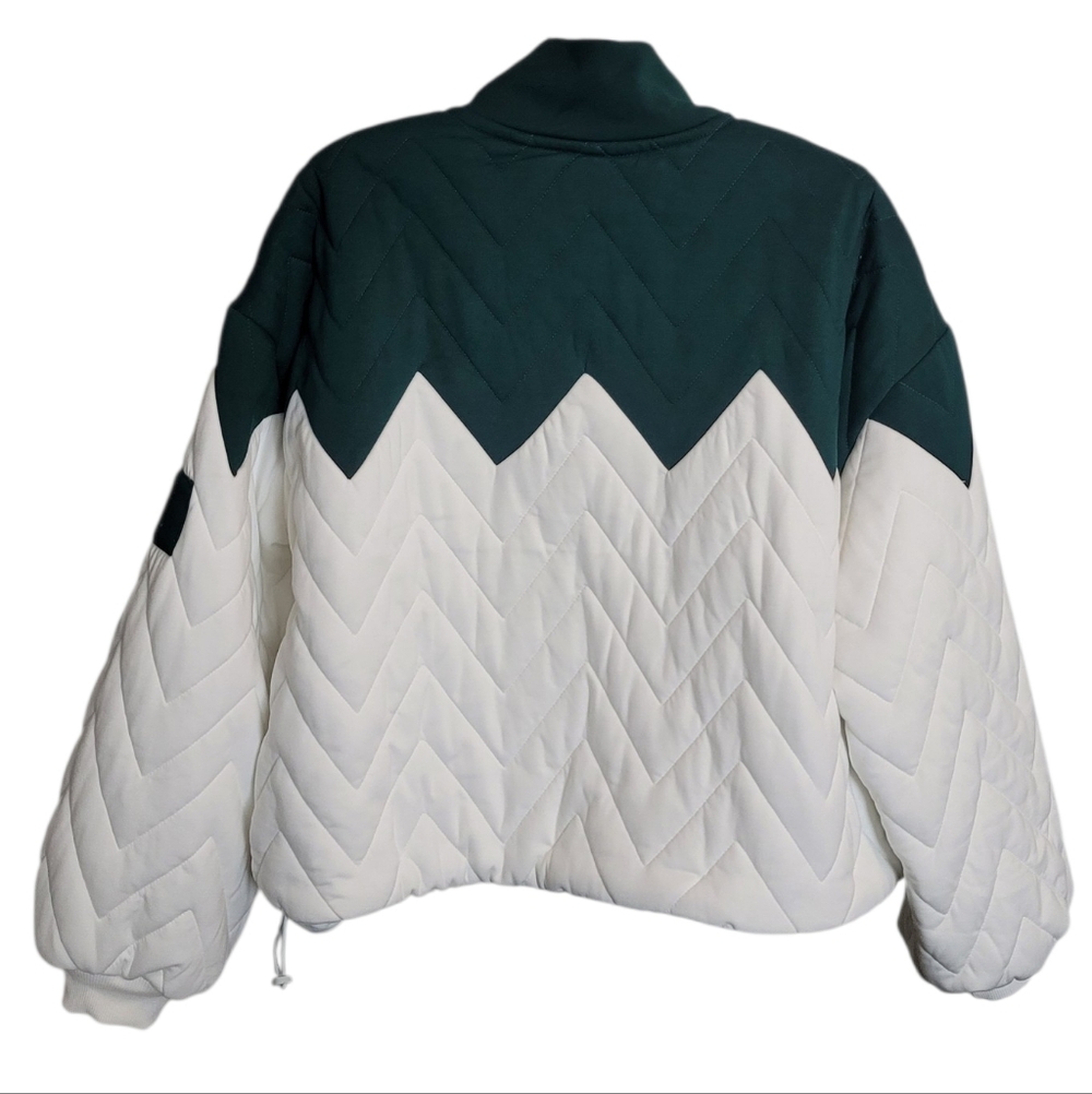🆕️ Free People Movement Zig Zag Pullover in Evergreen Combo - Picture 14 of 15